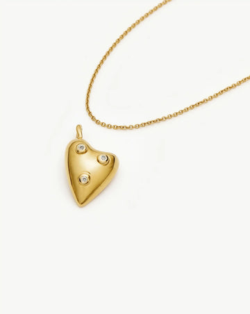 Harris Reed All My Heart Necklace | 18k Gold Plated/Cubic Zirconia Necklaces Missoma 