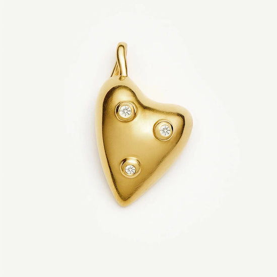 Harris Reed All My Heart Pendant | 18k Gold Plated/Cubic Zirconia Charms & Pendants Missoma 