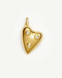 Harris Reed All My Heart Pendant | 18k Gold Plated/Cubic Zirconia Charms & Pendants Missoma 