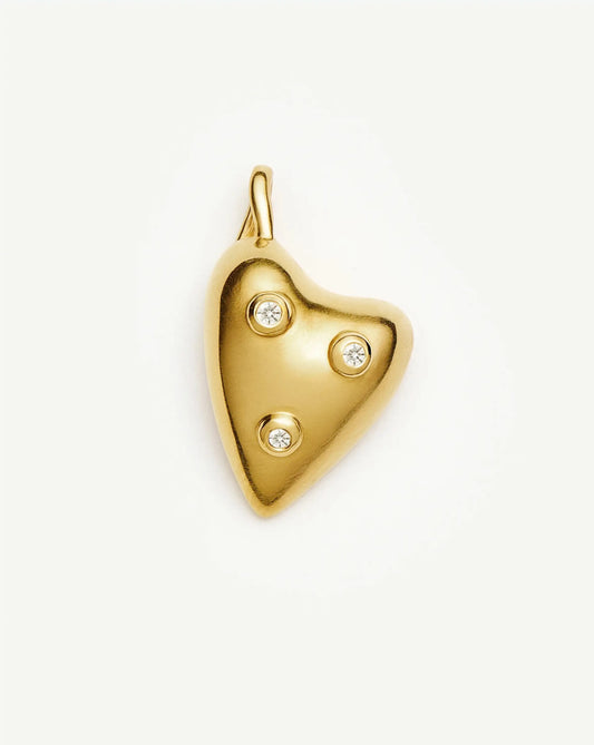 Harris Reed All My Heart Pendant | 18k Gold Plated/Cubic Zirconia Charms & Pendants Missoma 