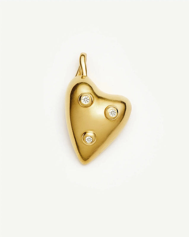 Harris Reed All My Heart Pendant | 18k Gold Plated/Cubic Zirconia