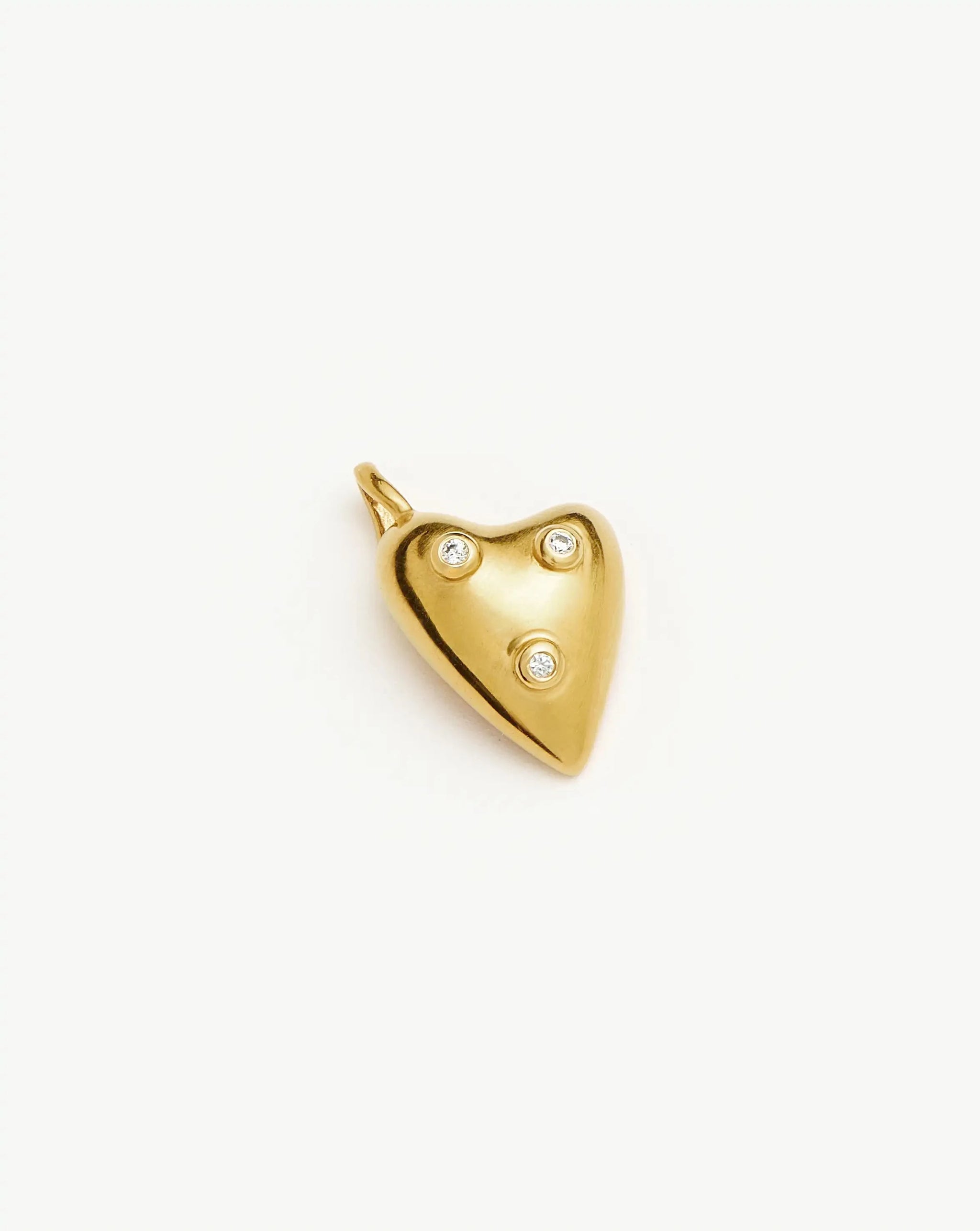 Harris Reed All My Heart Pendant | 18k Gold Plated/Cubic Zirconia Charms & Pendants Missoma 