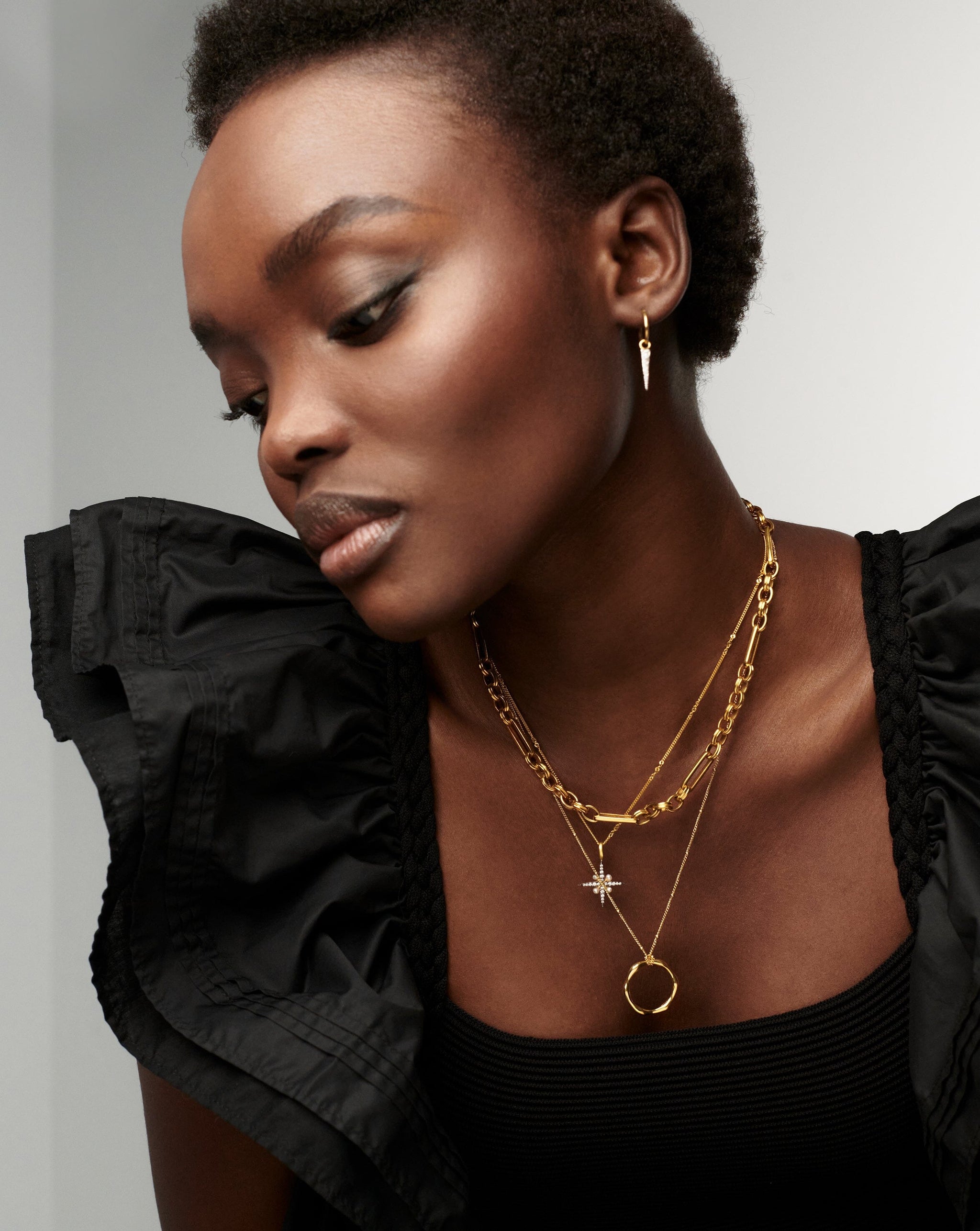 Harris Reed North Star Pearl Necklace | 18k Gold Vermeil/Pearl Necklaces Missoma 