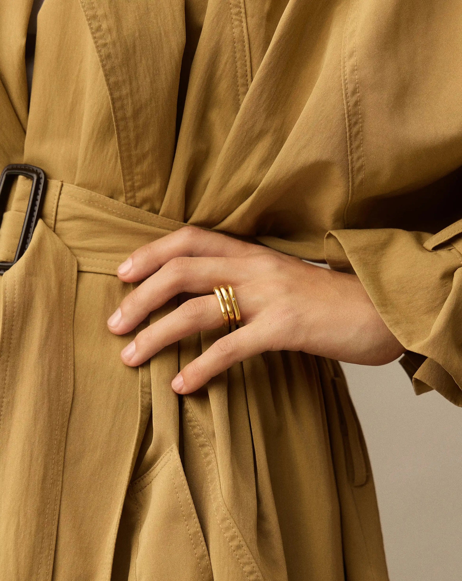 Harris Reed Self-Love Stacking Rings | 18k Gold Plated/Cubic Zirconia Rings Missoma 