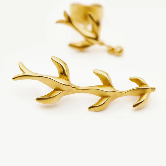 Harris Reed Taking Flight Ear Climbers | 18k Gold Plated/Cubic Zirconia Earrings Missoma 