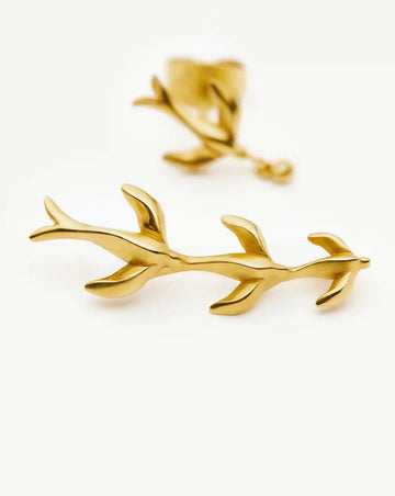 Harris Reed Taking Flight Ear Climbers | 18k Gold Plated/Cubic Zirconia Earrings Missoma 