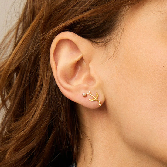 Harris Reed Taking Flight Ear Climbers | 18k Gold Plated/Cubic Zirconia Earrings Missoma 