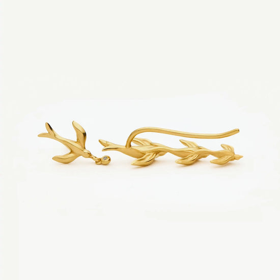 Harris Reed Taking Flight Ear Climbers | 18k Gold Plated/Cubic Zirconia Earrings Missoma 
