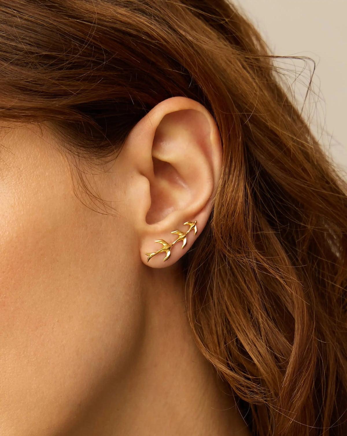 Harris Reed Taking Flight Ear Climbers | 18k Gold Plated/Cubic Zirconia Earrings Missoma 