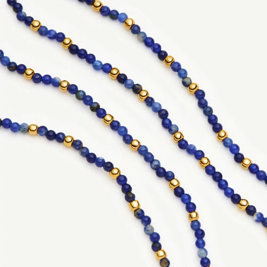 Harris Reed Taking Flight Keepsake Necklace | 18k Gold Plated/Blue Sodalite Necklaces Missoma 