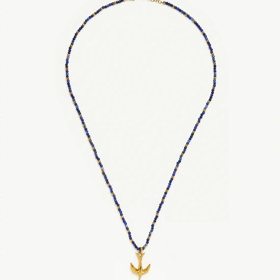 Harris Reed Taking Flight Keepsake Necklace | 18k Gold Plated/Blue Sodalite Necklaces Missoma 