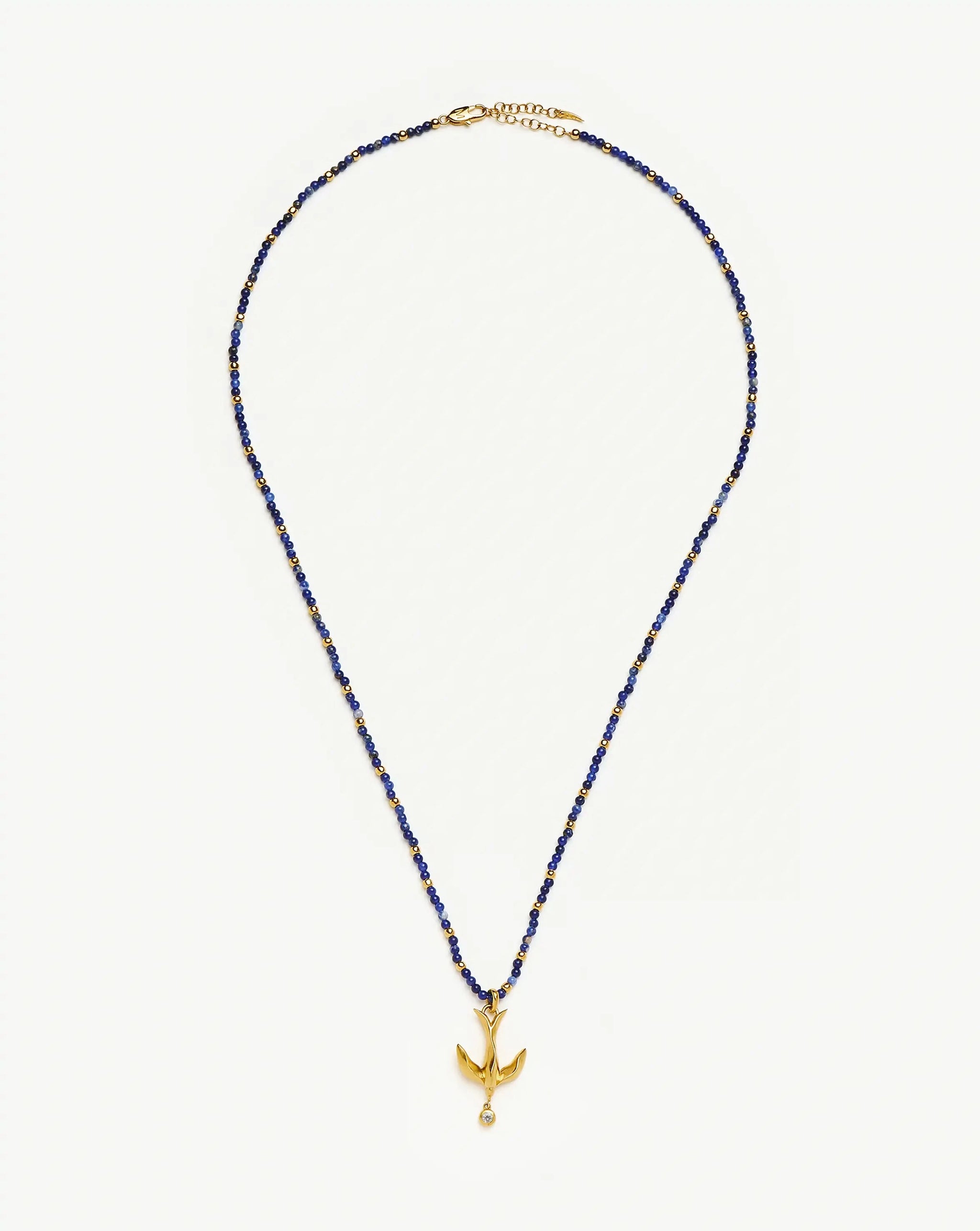 Harris Reed Taking Flight Keepsake Necklace | 18k Gold Plated/Blue Sodalite Necklaces Missoma 