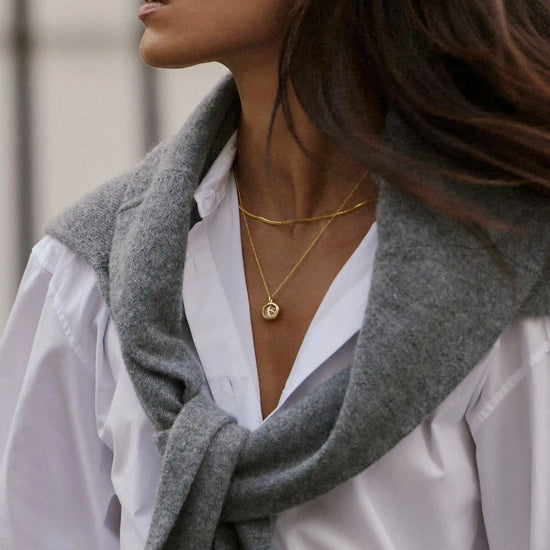 Harris Reed Taking Flight Mini Pendant Necklace | 18k Gold Plated/Crystal Quartz, Cubic Zirconia Necklaces Missoma 