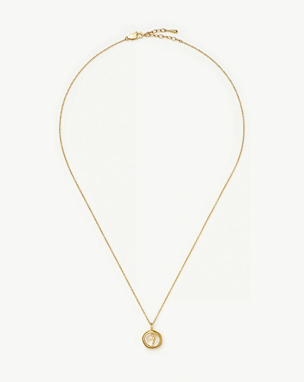 Harris Reed Taking Flight Mini Pendant Necklace | 18k Gold Plated/Crystal Quartz, Cubic Zirconia Necklaces Missoma 