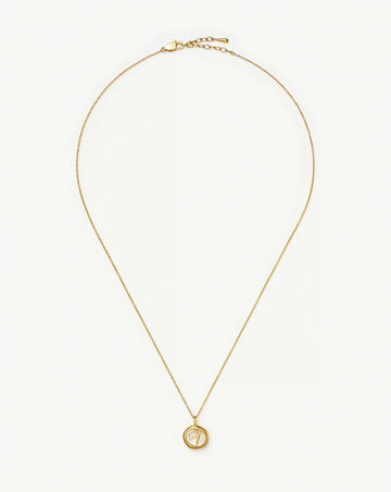 Harris Reed Taking Flight Mini Pendant Necklace | 18k Gold Plated/Crystal Quartz, Cubic Zirconia Necklaces Missoma 