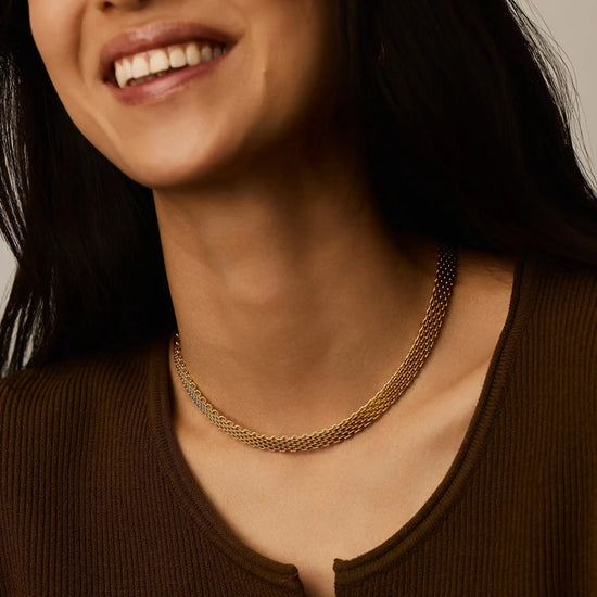 Heirloom Chain Choker Necklace | 18k Gold Plated Necklaces Missoma 