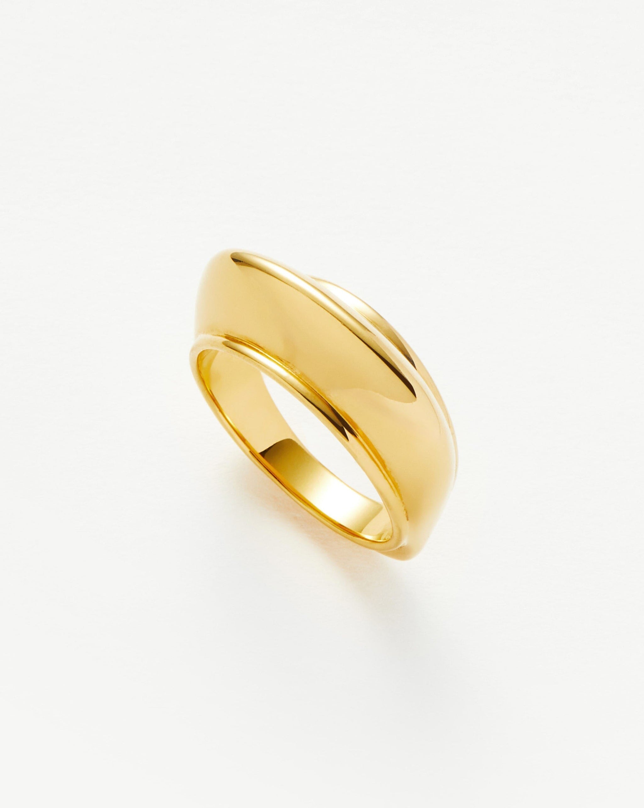 Hera Dome Stacking Ring | 18k Gold Vermeil Rings Missoma 