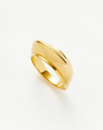 Hera Dome Stacking Ring | 18k Gold Vermeil Rings Missoma 