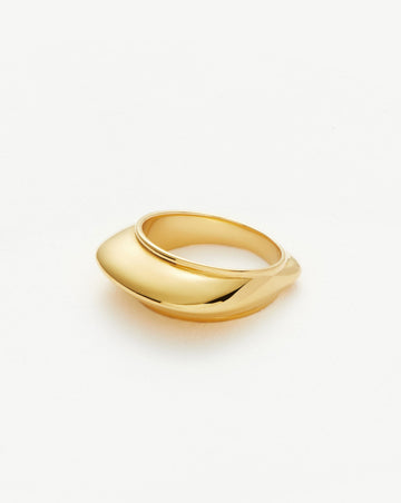 Hera Dome Stacking Ring | 18k Gold Vermeil Rings Missoma 