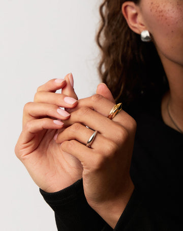 Hera Dome Stacking Ring | 18k Gold Vermeil Rings Missoma 