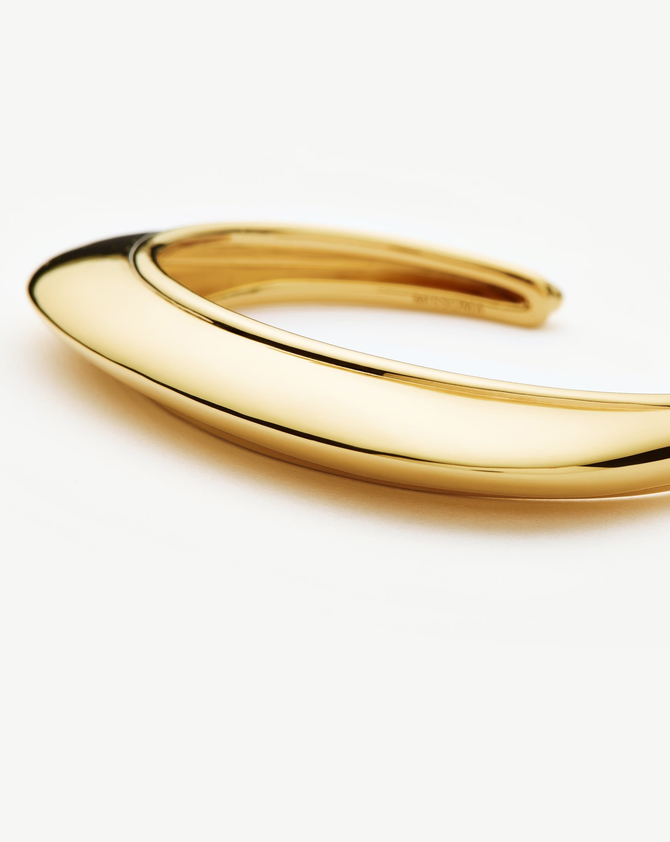 Hera Dome Statement Cuff Bracelet | 18k Gold Plated Bracelets Missoma 