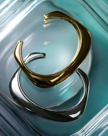 Hera Dome Statement Cuff Bracelet | 18k Gold Plated Bracelets Missoma 