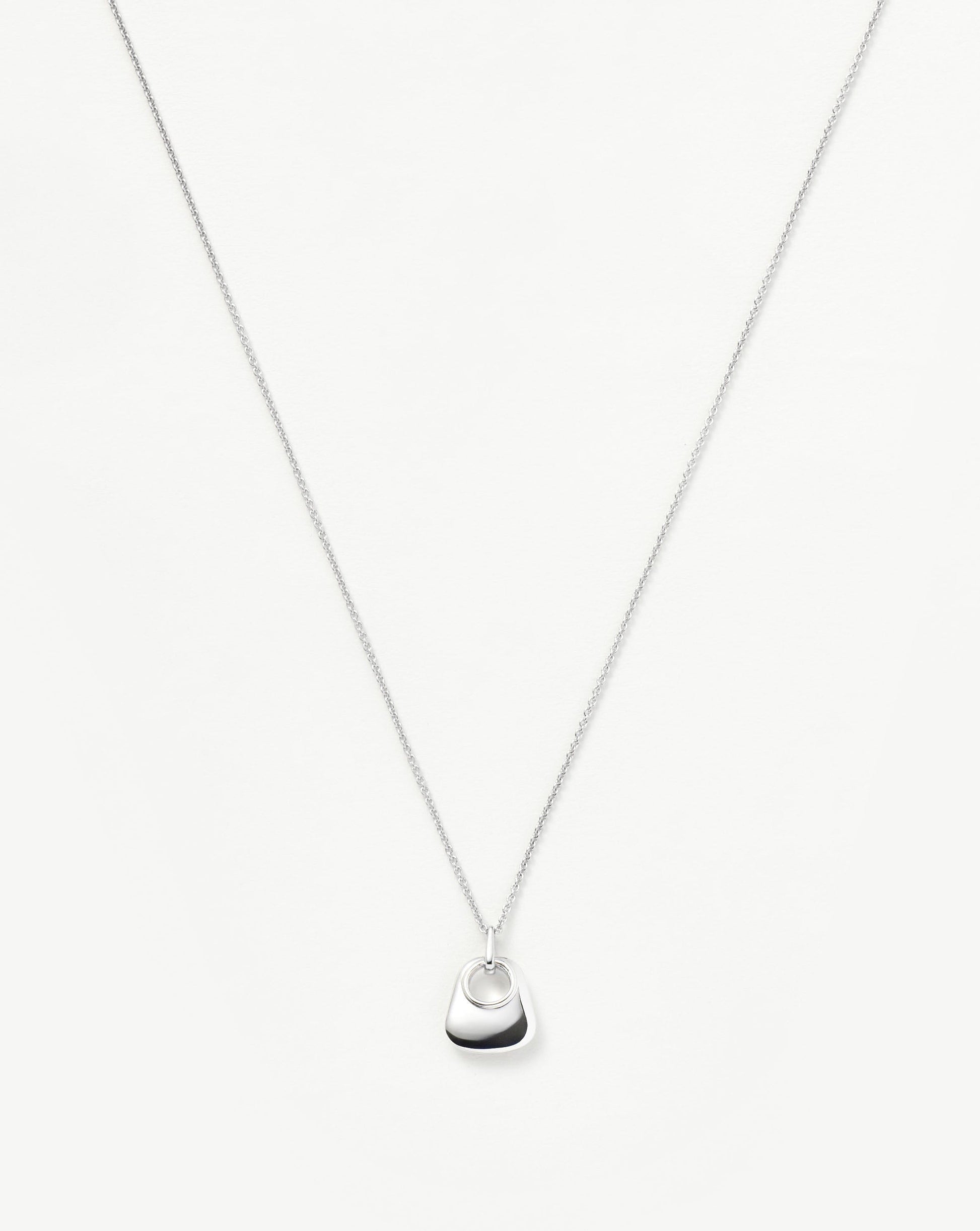 Hera Ridge Mini Pendant Necklace | Silver Plated Necklaces Missoma 