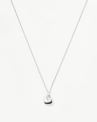 Hera Ridge Mini Pendant Necklace | Silver Plated Necklaces Missoma 
