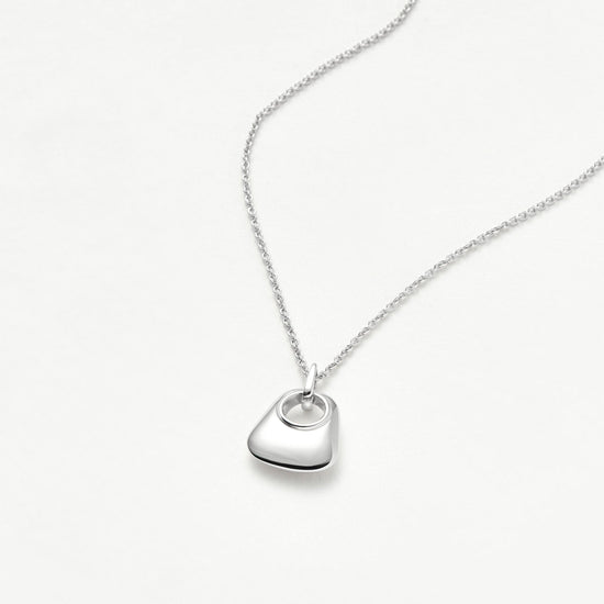 Hera Ridge Mini Pendant Necklace | Silver Plated Necklaces Missoma 