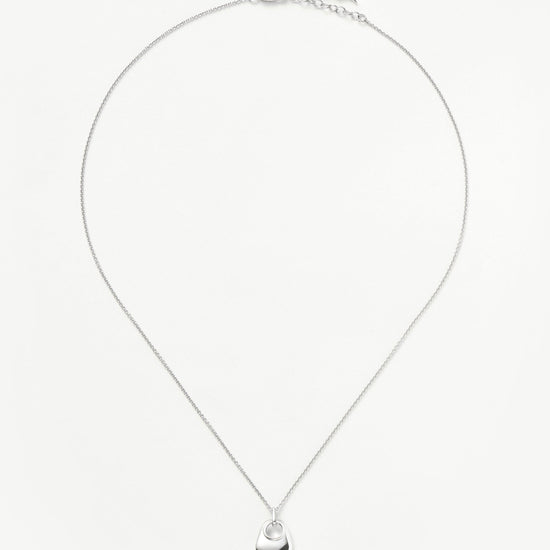 Hera Ridge Mini Pendant Necklace | Silver Plated Necklaces Missoma 