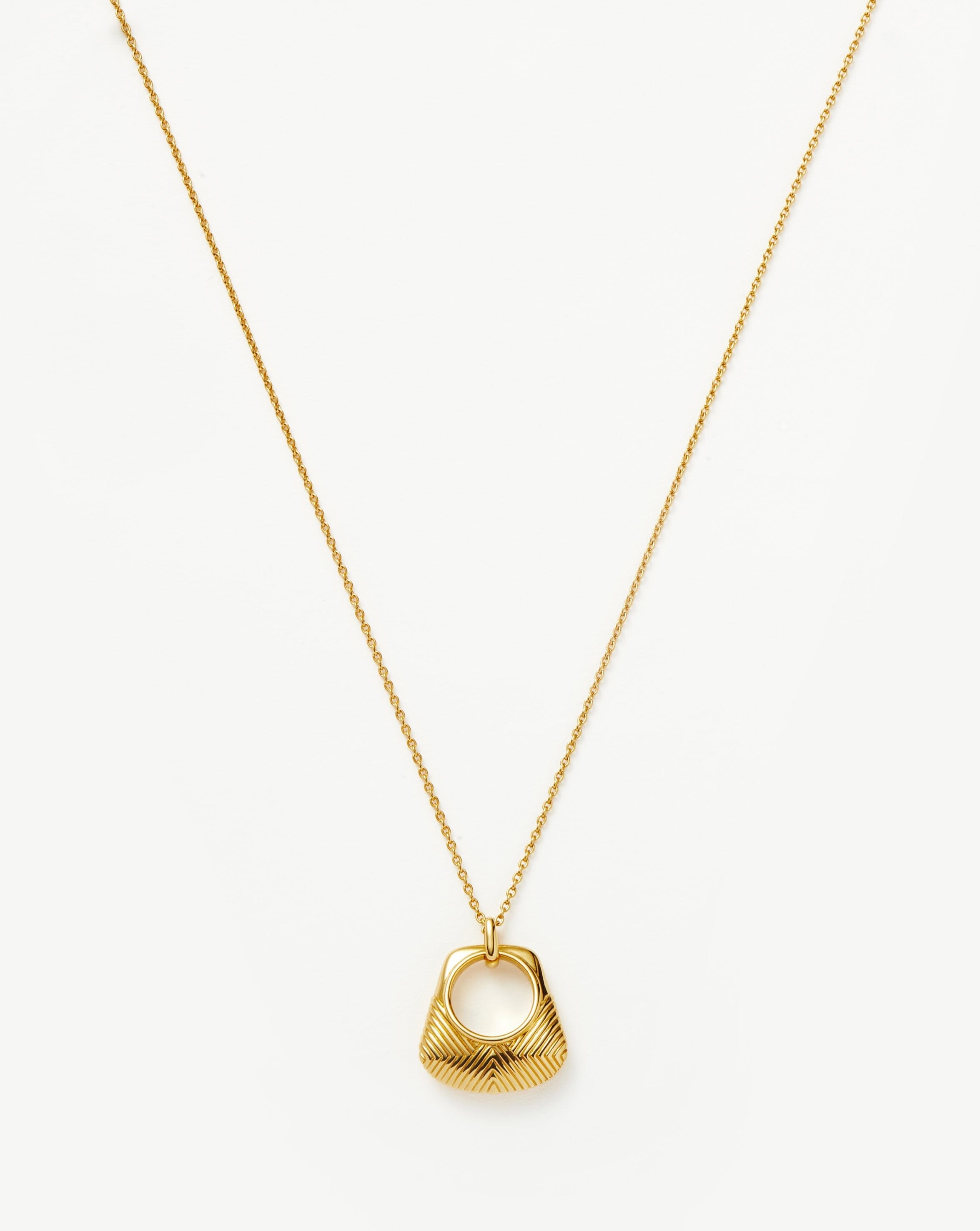 Hera Ridge Pendant Necklace | 18ct Gold Plated Vermeil Necklaces Missoma 