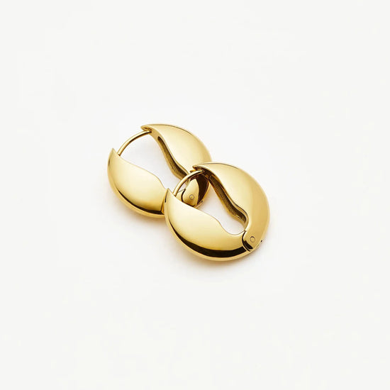 Hinged Small Hoop Earrings | 18k Gold Plated Earrings Missoma 