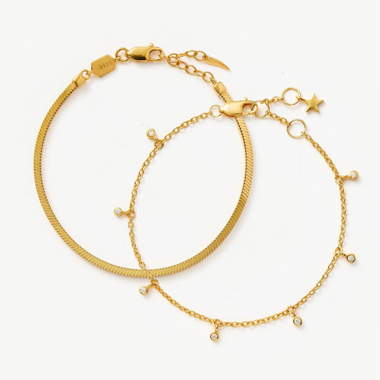 Interstellar Chain Bracelet Set Layering Sets Missoma 
