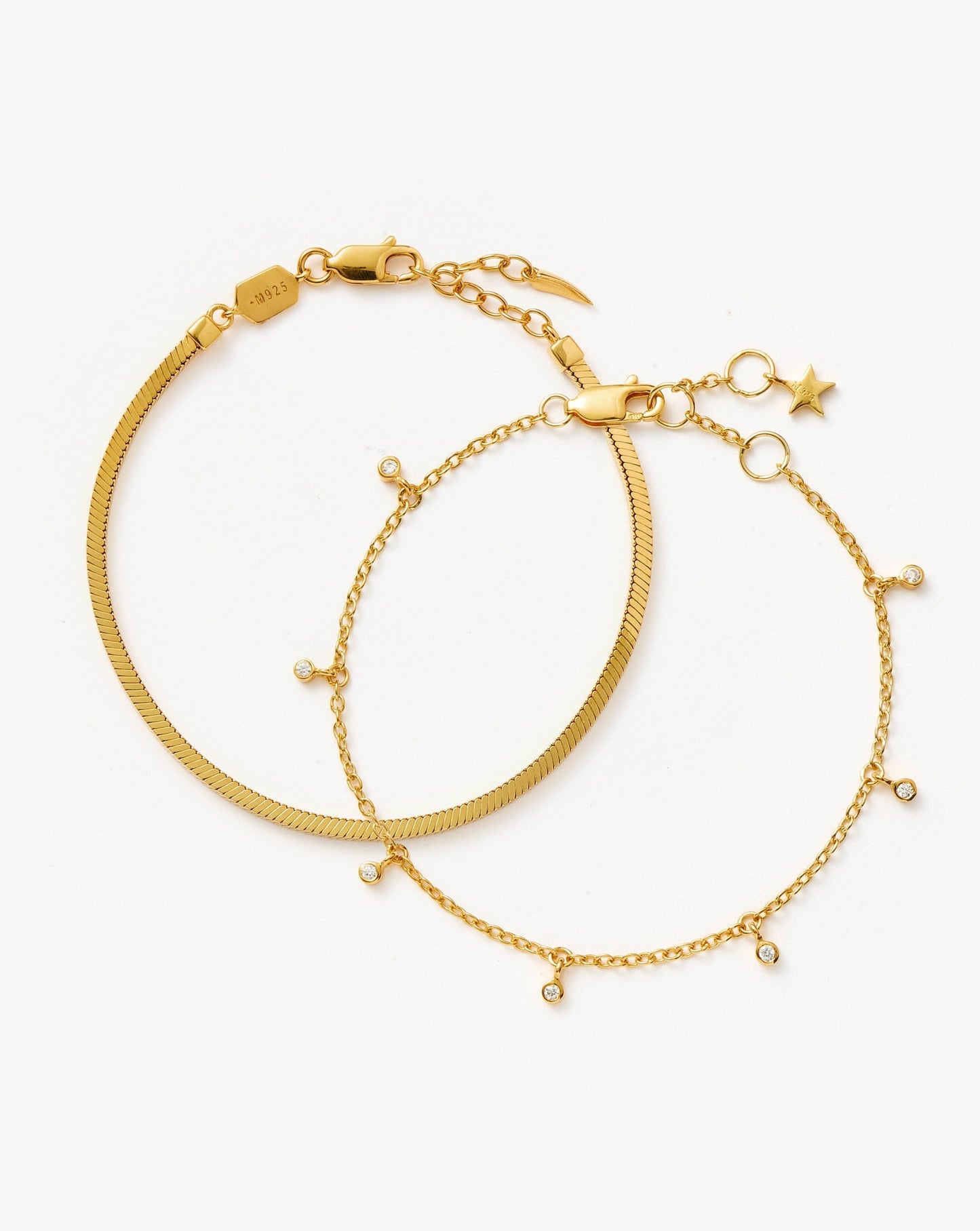 Interstellar Chain Bracelet Set Layering Sets Missoma 