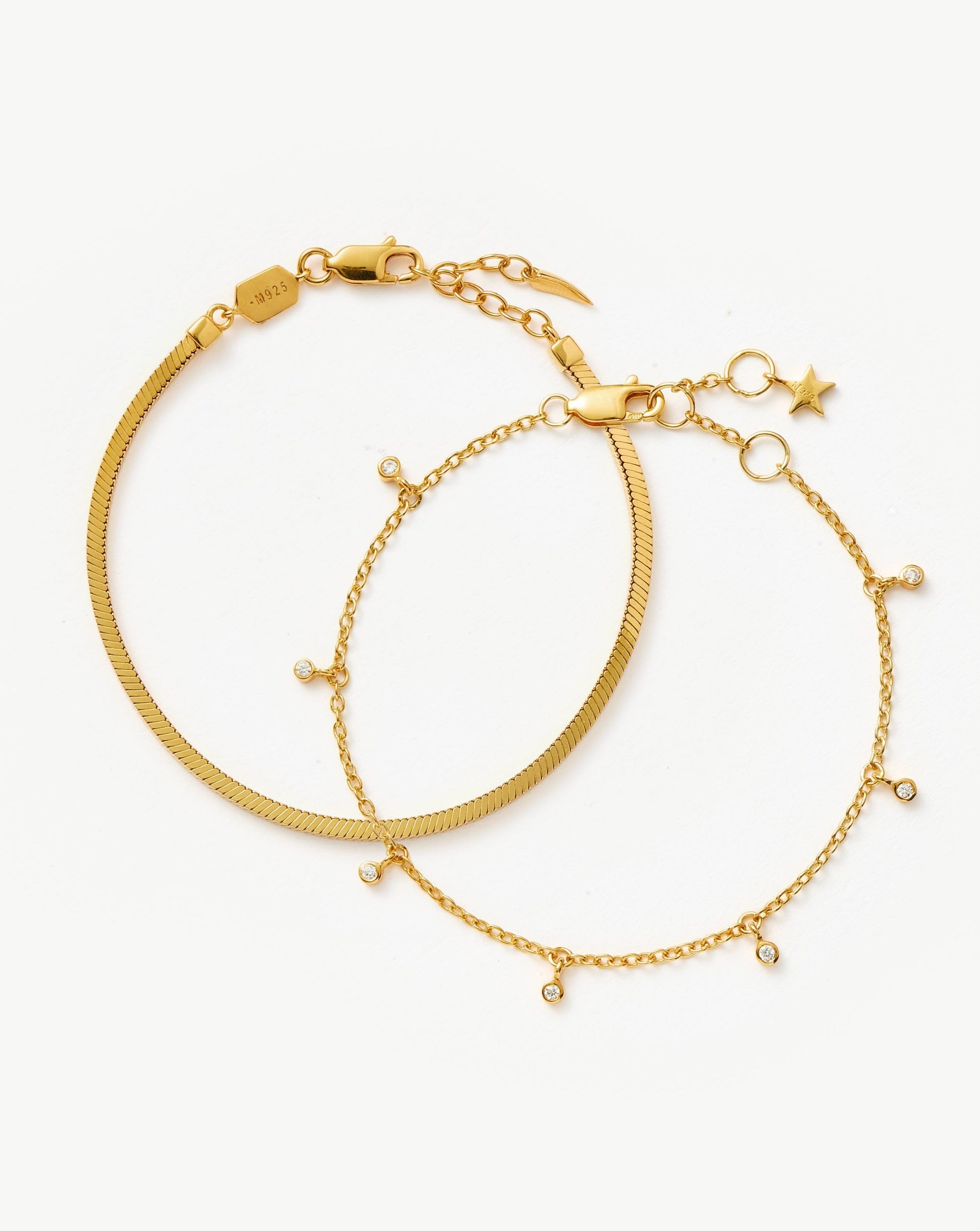Interstellar Chain Bracelet Set Layering Sets Missoma 