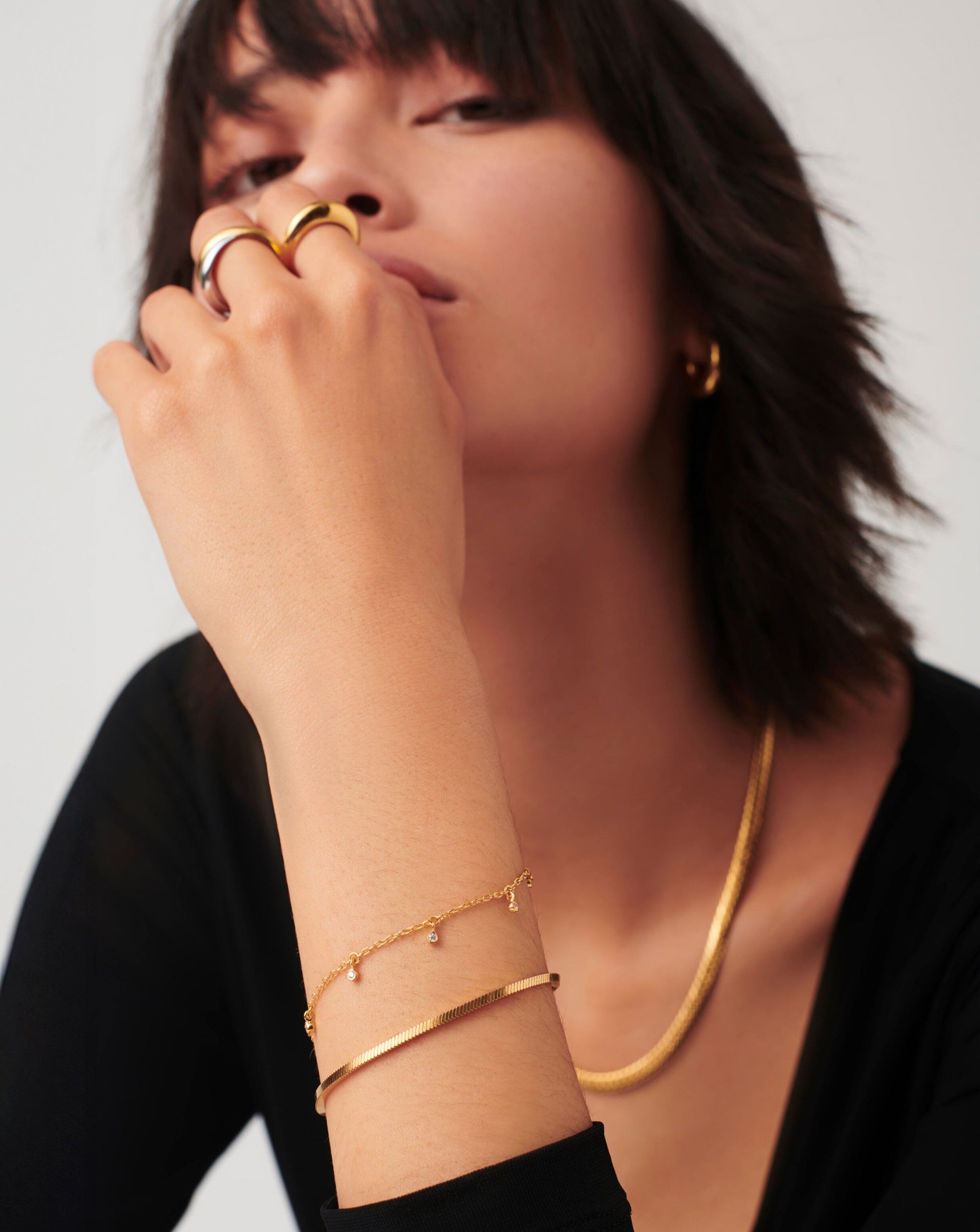Interstellar Chain Bracelet Set Layering Sets Missoma 