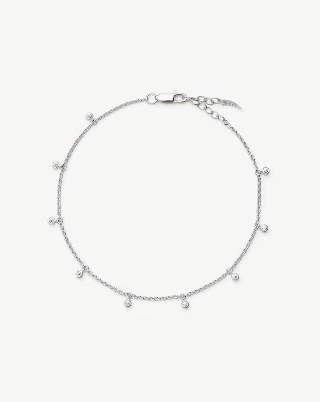 Interstellar Drop Bracelet | Silver Plated