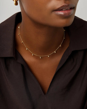 Interstellar Drop Choker Necklaces Missoma 