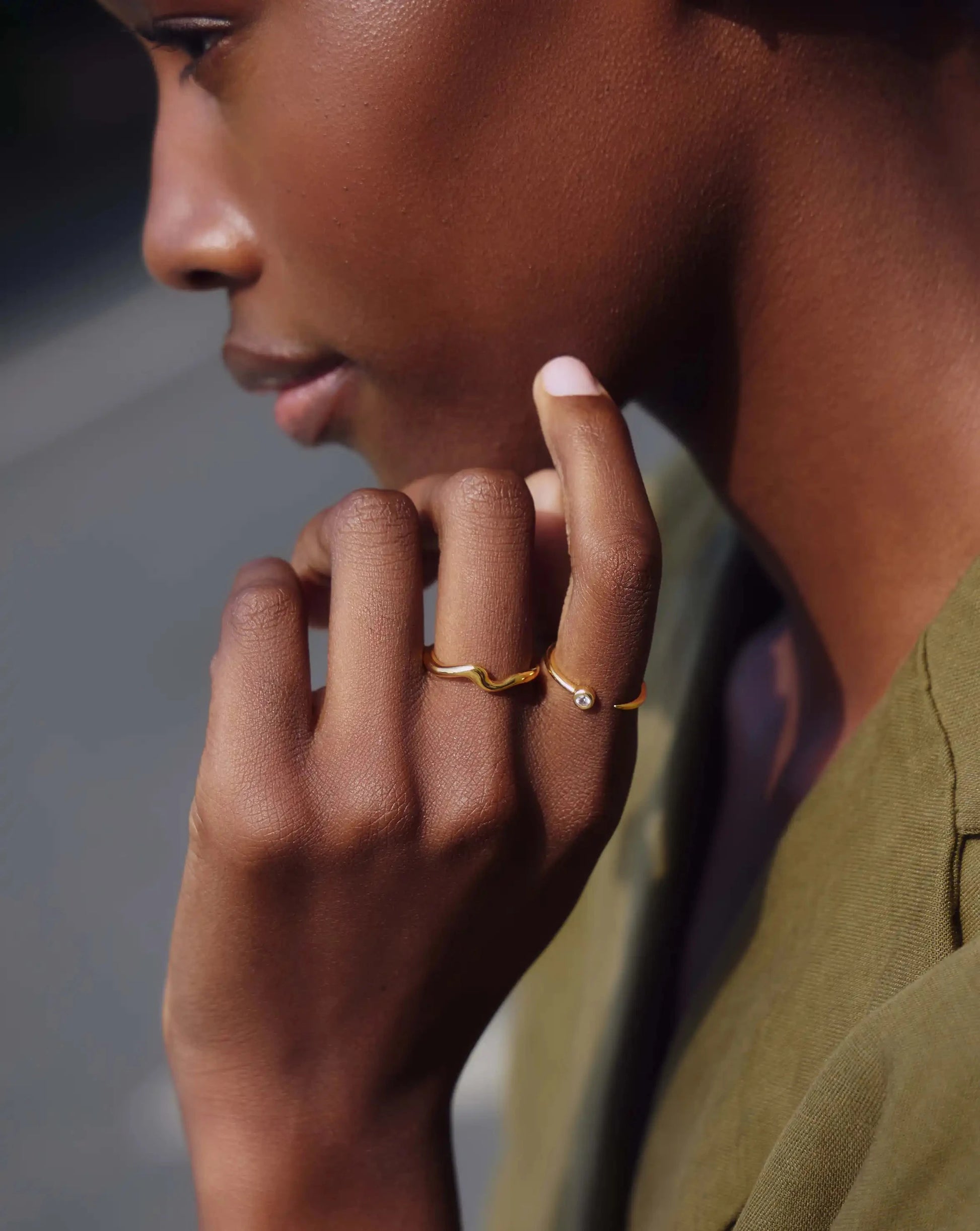 Interstellar Ring - 18k Gold Vermeil/Cubic Zirconia | Missoma