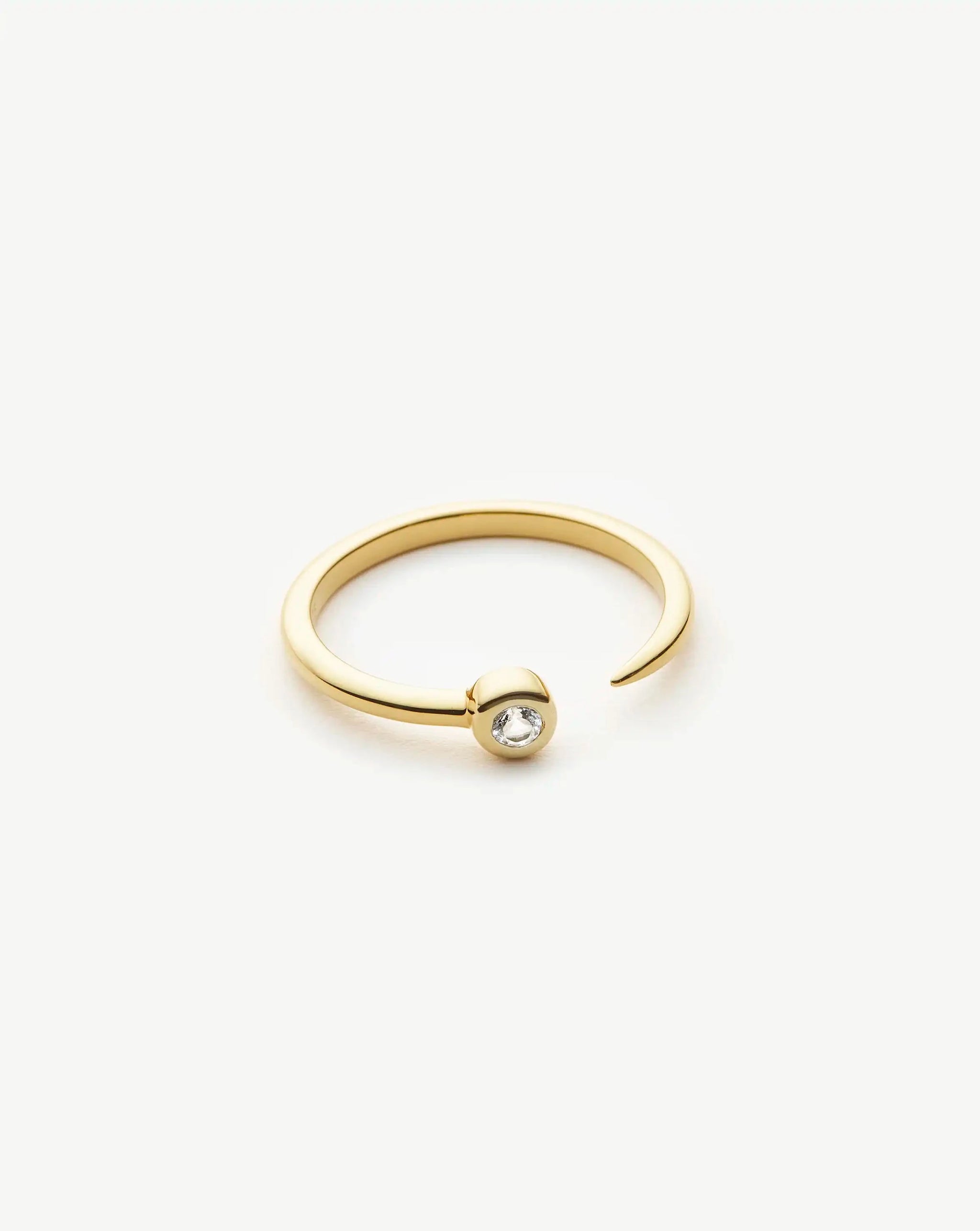 Interstellar Ring | 18k Gold Vermeil/Cubic Zirconia Rings Missoma 