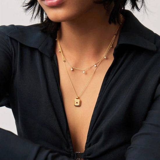 January Birthstone Pendant Necklace | 18k Gold Vermeil/Garnet Necklaces Missoma 