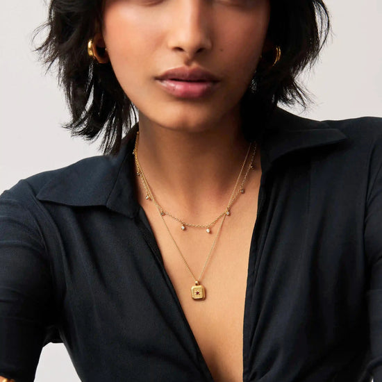 January Birthstone Pendant Necklace | 18k Gold Vermeil/Garnet Necklaces Missoma 