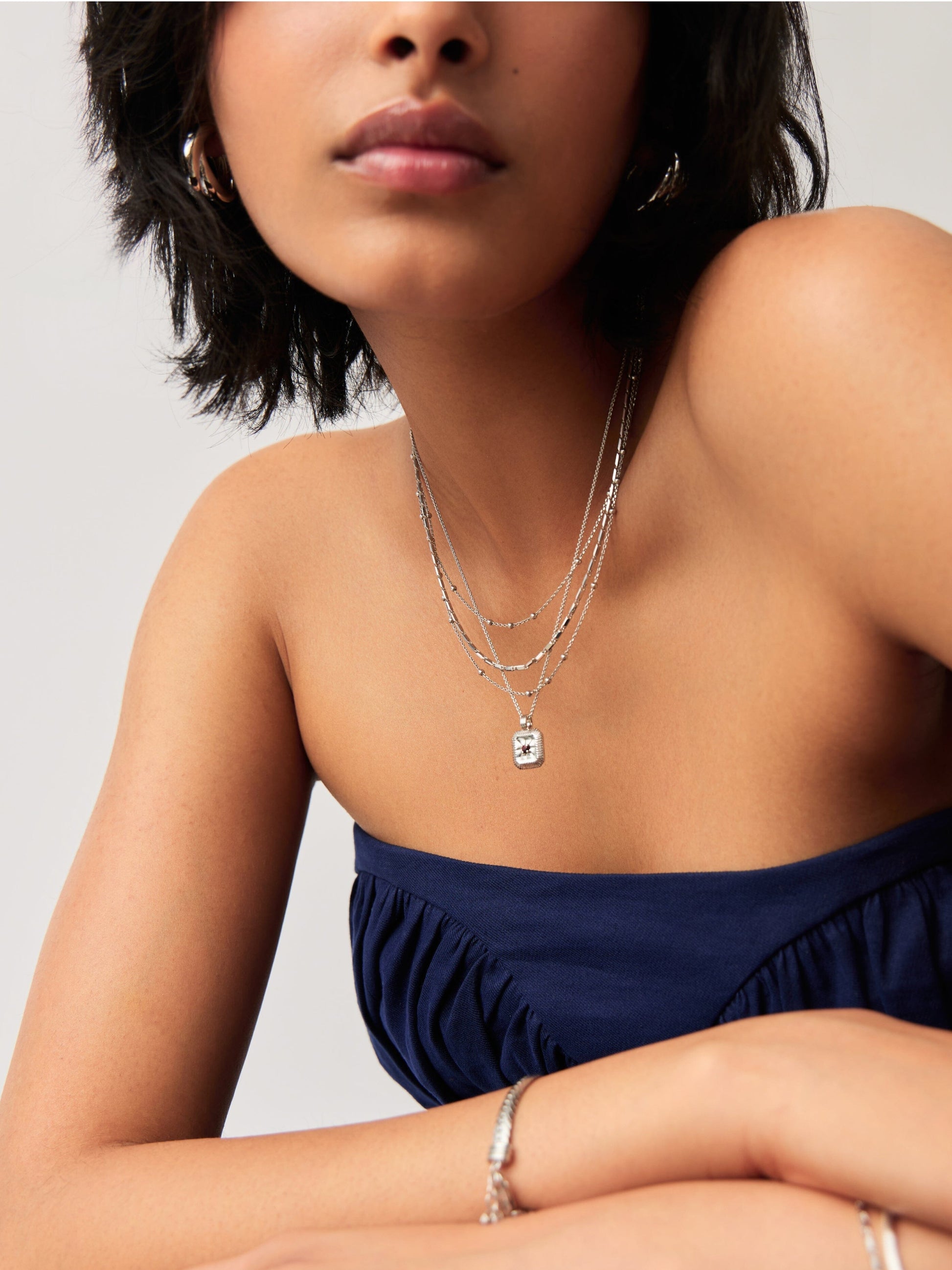 January Birthstone Pendant Necklace | Garnet/January Necklaces Missoma 