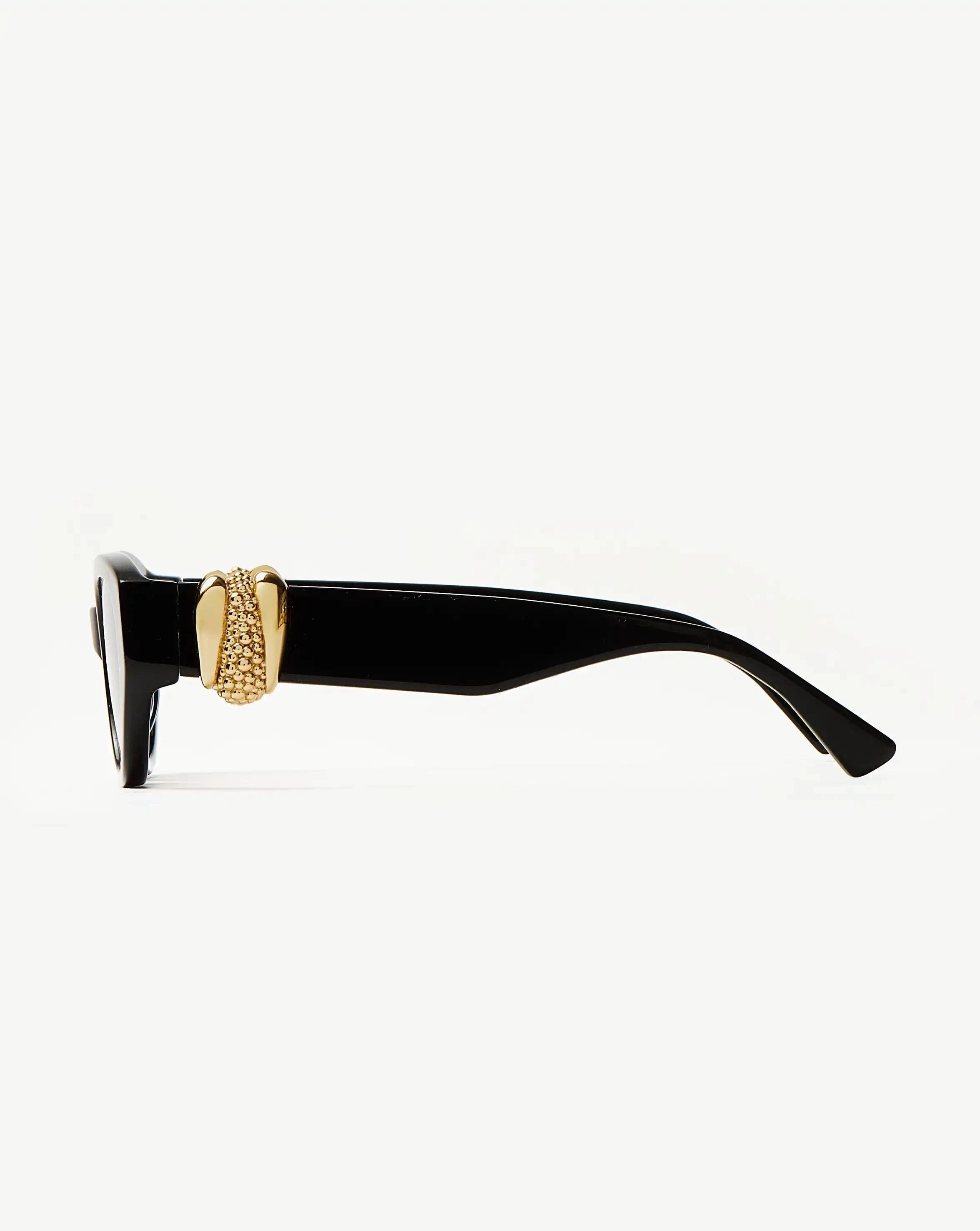 Jimmy Fairly Melissa Cat-Eye Sunglasses | 18k Gold Plated/Black Sunglasses Missoma 
