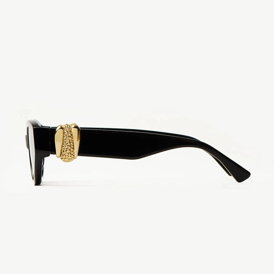 Jimmy Fairly Melissa Cat-Eye Sunglasses | 18k Gold Plated/Black Sunglasses Missoma 