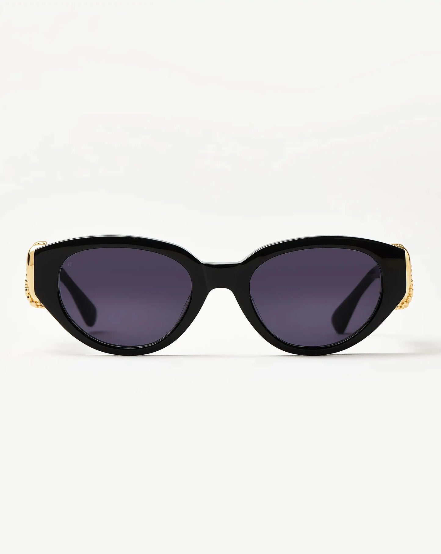 Jimmy Fairly Melissa Cat-Eye Sunglasses | 18k Gold Plated/Black Sunglasses Missoma 