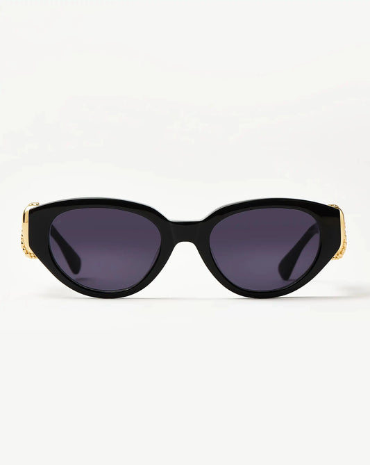 Jimmy Fairly Melissa Cat-Eye Sunglasses | 18k Gold Plated/Black Sunglasses Missoma 