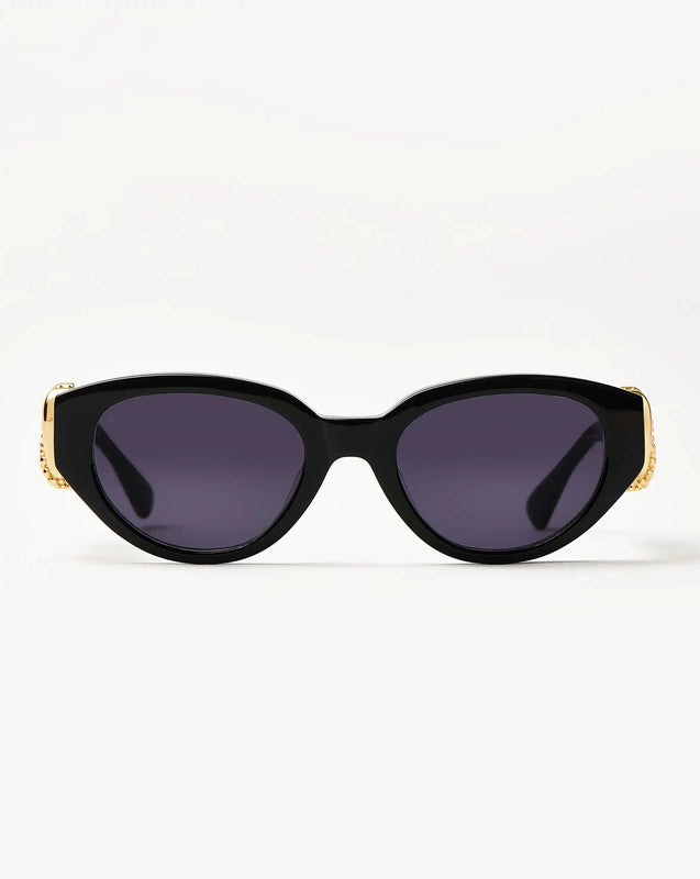 Jimmy Fairly Melissa Cat-Eye Sunglasses | 18k Gold Plated/Black