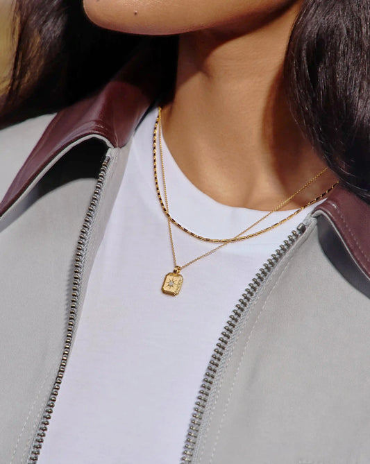 June Birthstone Pendant Necklace | 18k Gold Vermeil/Rainbow Moonstone Necklaces Missoma 