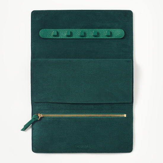Leather Jewelry Roll | Malachite Green Accessories Missoma 